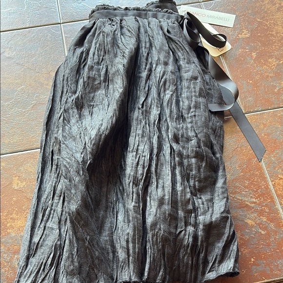 Franco Mirabelli Women's Black Skirt - Picture 7 of 7